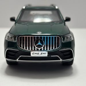 1:24 Mercedes-Benz GLS63 AMG DIECAST with led headlight and taillight Green